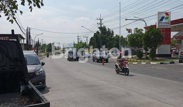 TANAH DI JL RAYA RANDEGAN SURABAYA LOKASI STRATEGIS DEPAN SPBU COCOK BUAT USAHA 2