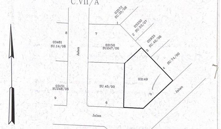 Dijual Tanah Strategis di Komplek Perum Medang Lestari Blok C 1