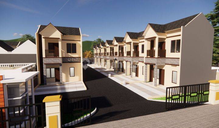 Rumah 2 Lantai harga 1 lantai, free desain , free canopy 2