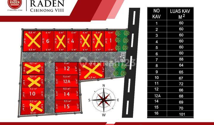 Rumah 2 Lantai Baru SHM lokasi strategis cocok untuk hunian dan  10