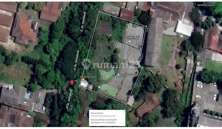 Dijual Tanah Kosong, Harga Dibawah Njop, Lokasi Premium, Di Mainroad Jln Setiabudhi Bandung 1