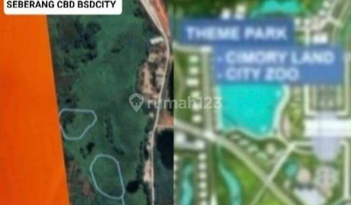 Tanah Dijual Luas 15800 Dekat Cimory Dan Jatim Park Bsd 2