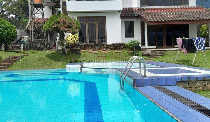 Dijual Murah Villa 2 Lantai Ada Kolam Renang Di Cisarua Bogor 1