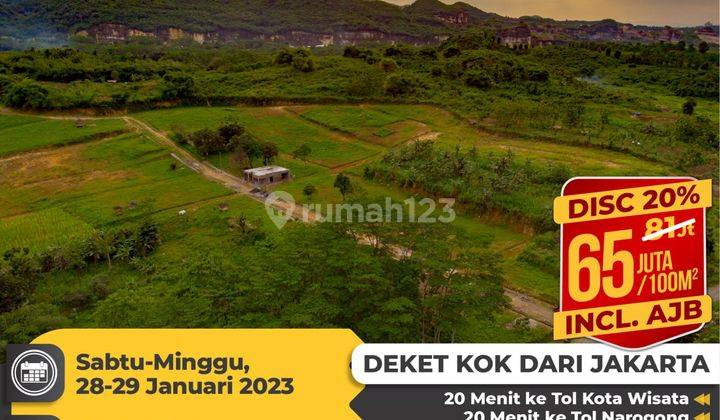 Kavling murah lokasi terjangkau dekat Cibubur Jakarta  2