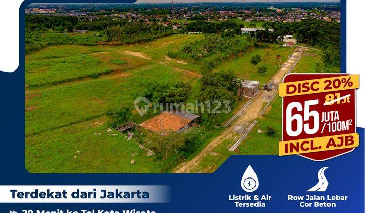 Kavling murah lokasi terjangkau dekat Cibubur Jakarta  5