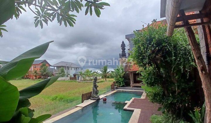 For Sale Villa View Sawah Kengetan Ubud Bali Harga Nego 1