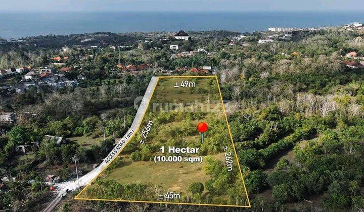 For Sale Freehold Land Full Ocean View Ungsan Jimbaran Bali 2