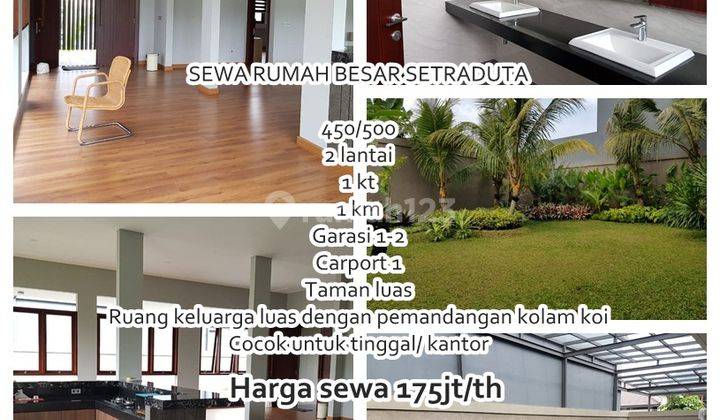 Rumah Mewah Disewakan Di Setraduta Cocok Untuk Ekspatriat 1