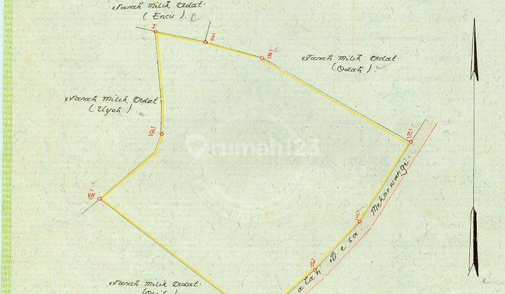 Dijual Tanah kavling di Dago giri 13675 m² 2