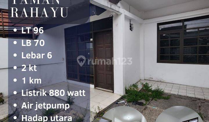 Rumah di Taman Rahayu murah hadap utaraa 1