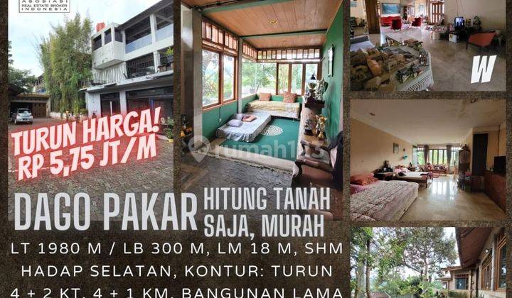 Rumah lama di Dago Pakar SHM hitung Tanah  1