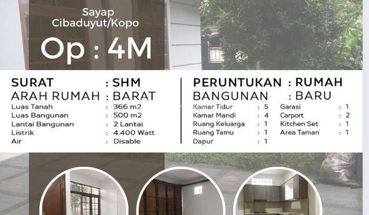 Dijual Rumah baru di Sauyunan sayap Kopo 2 Lantai 1