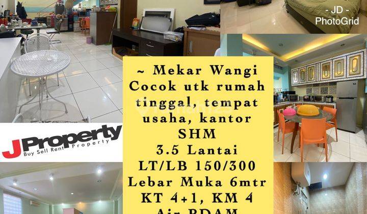 Rumah Mekarwangi 3 Lantai cocok untuk usaha & rumah tinggal 1