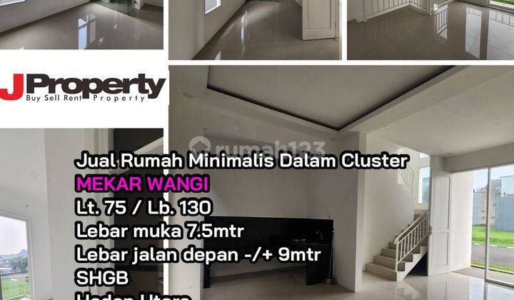 Rumah minimalis dalam cluster di Mekarwangi  1