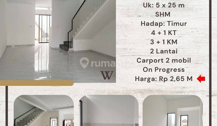 Rumah Baru 2 Lantai cakep siap huni Mekarwangi  1