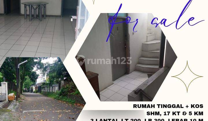 Rumah kos 3 Lantai Bagus kost terisi murah 1