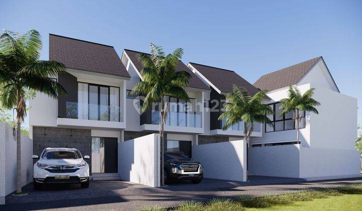 Modern Minimalist House Ready to Build in West Gatsu with 8 Meter Wide Road Access in a Quiet & Comfortable Housing Complex Near Seminyak & Canggu
 2