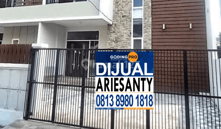 Rumah Baru, 3 Lantai, Unfurnished, SHM di Cempaka Putih, Jakpus, Jakarta Pusat 1