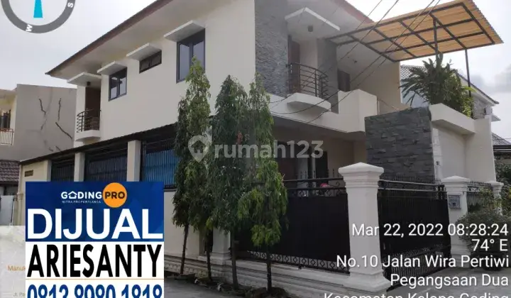 Rumah 2 Lantai Bagus Furnished SHM di Jl. Pegangsaan Dua, Kelapa Gading, Jakarta Utara 1