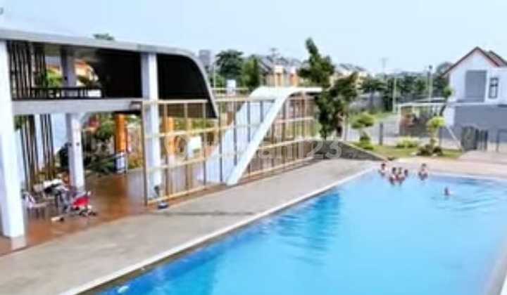 Rumah minimalis Cluster Bali Resort 1 lantai 3 kamar tidur luas 138 meter nyaman fasilitas kolam renang di perumahan Bogor , Jabar 2