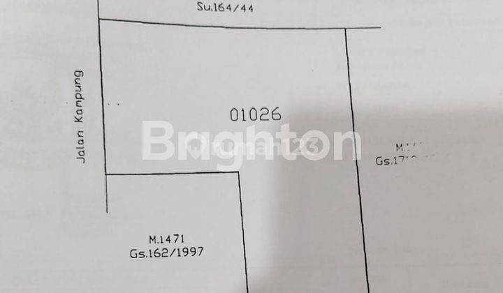 DIJUAL TANAH PEKARANGAN SELANGKAH MANDALA KRIDA  JL BUNG TARJO GONDOKUSUMAN YOGYAKARTA