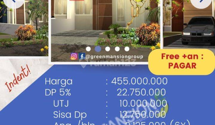 GREEN MANSION BANJARKEMUNING JUANDA PROMO ANGSURAN DP 1.6JTAN 21