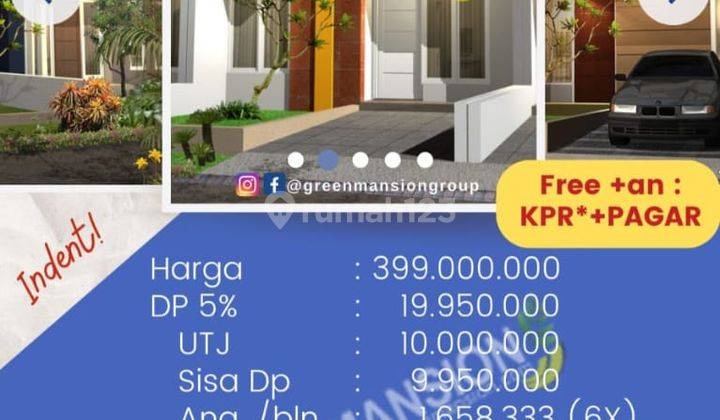 GREEN MANSION BANJARKEMUNING JUANDA PROMO ANGSURAN DP 1.6JTAN 22