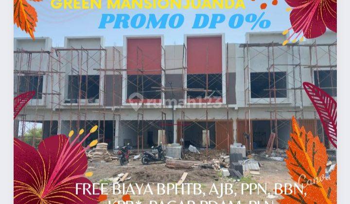 GREEN MANSION BANJARKEMUNING JUANDA TIMUR RUMAH & RUKO CIAMIK

RUMAH TYPE 38/72 STAR HARGA 399JT
DP 1JTAN ANGSURAN KPR 2.1JTAN
TERSEDIA BEBERAPA TYPE BAIK 1LT DAN 2LT
READY UNIT, PROGRES BANGUN DAN PESAN BANGUN. HARGA 399JT SD 850JT

RUKO 2LT 5x15M START  1