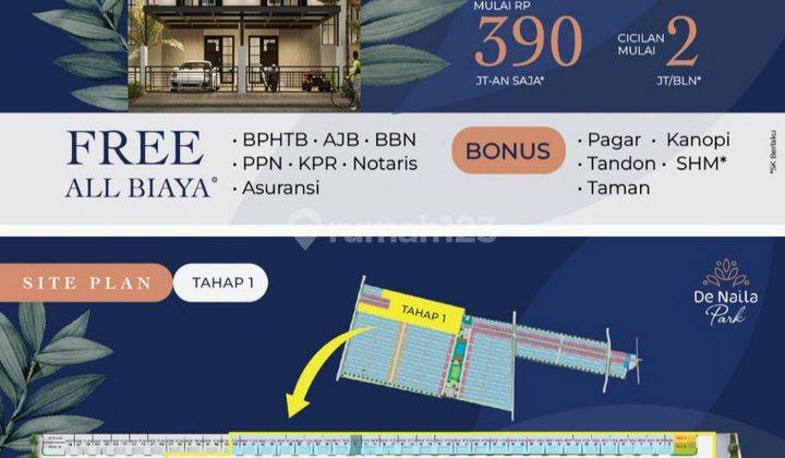 DE NAILLA PARK
BARAT SURABAYA

THE BEST IS HERE
Jika ada yang terbaik, kenapa pilih yang lain

15+ FASILITAS KAWASAN PREMIUM :
One Gate System
24H security with CCTV
Row LEGA
Commercial Area
Tempat Ibadah
Alfa Mart
Club House
Fitness Center
Swimming Pool
 1