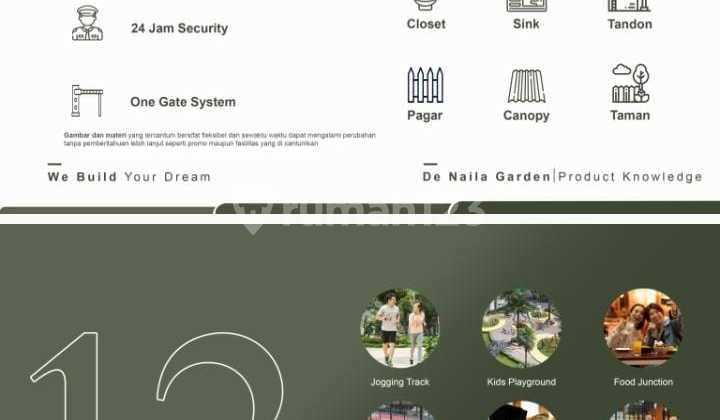 DE NAILLA GARDEN DRIYOREJO RUMAH START HARGA 300JUTAAN 9
