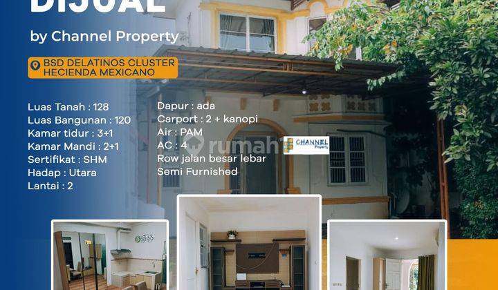 Rumah Siap Huni Cluster Lokasi Strategis, Rumah Di Bsd, Ne 1