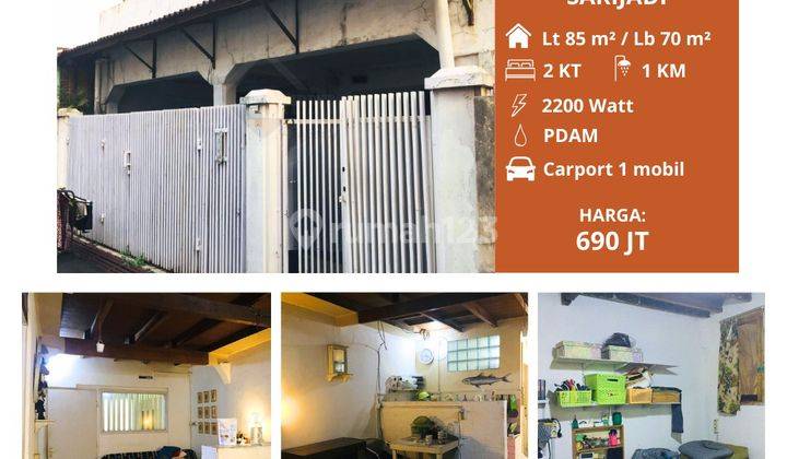 Jual Cepat Rumah Sarijadi Murah 600jutaan Harga Banting  1