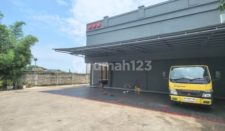 Warehouse + Office Interior Design 40 Feet Container Access Rawa Bokor