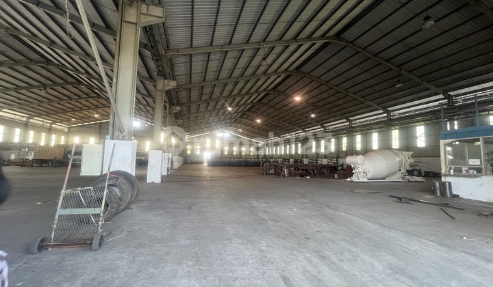 FOR SALE/RENT NEW WAREHOUSE COMPLETE WITH OFFICE ZERO ROAD LOCATION BUNDER GRESIK READY TO USE