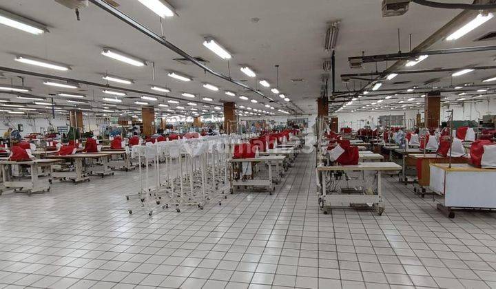 Dijual Cepat Pabrik Luas Ex Garment Dekat Jatake Tangerang  2