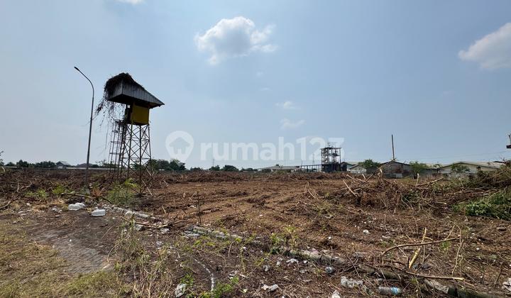 FOR SALE Industrial Land by the Road in Lemah Abang, Cikarang