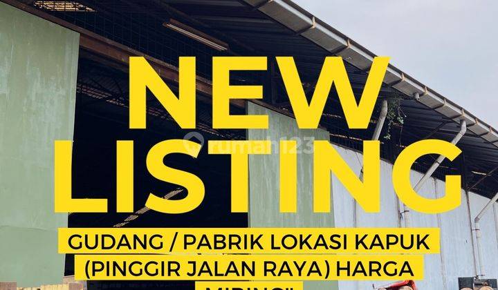 Dijual Gudang Pabrik Hitung Tanah Lokasi Kapuk Jakarta Barat 2