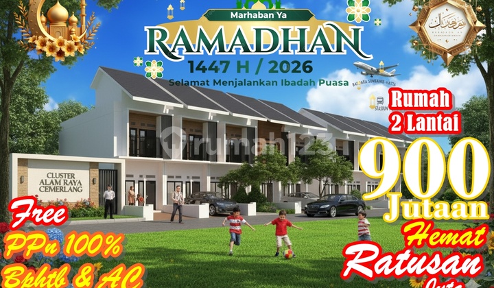 Rumah Blok E Cluster Baru di Alam Raya Bandara Soetta DP Ringan Rumah Blok E Cluster Baru di Alam Raya Bandara Soetta DP Ringan