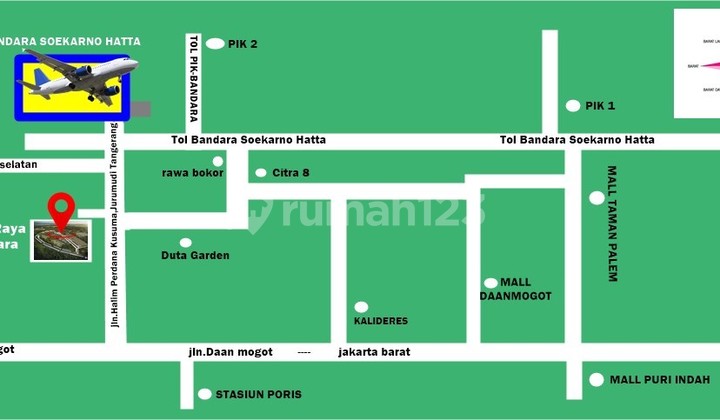 RUMAH 2LT MODERN & BAGUS 2LT ALAM RAYA BANDARA TERMURAH,STRATEGIS 2