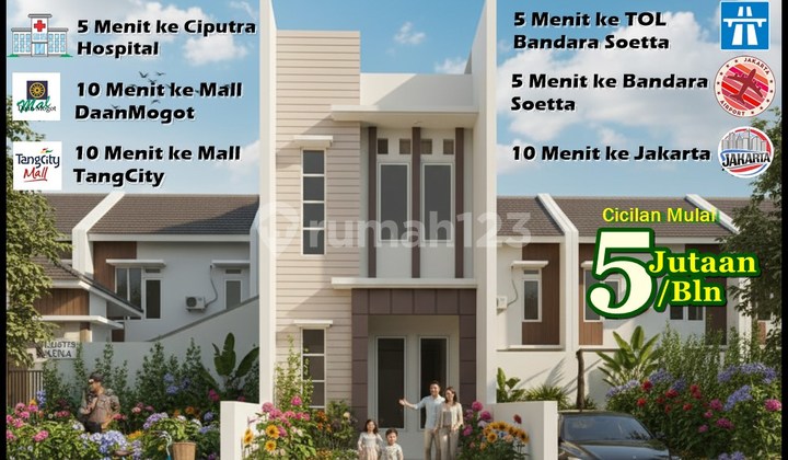 Rumah Baru 2Lt di Alam Raya Bandara Tangerang 900Jutaan Rumah Baru 2Lt di Alam Raya Bandara Tangerang 900Jutaan