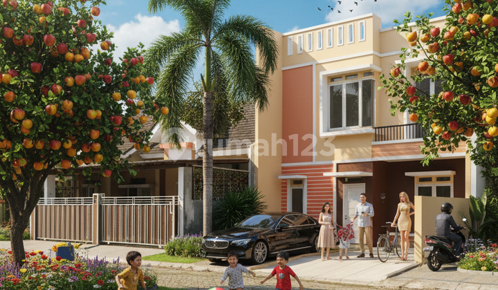 Rumah Baru 4 kamar di Perumahan Alam Raya Bandara Free PPN,BPHTB Akses 5 menit Ke TOL JORR 