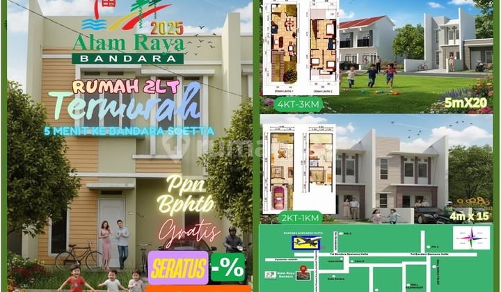 Rumah Baru 2026 Tangerang Dekat Bandara Soetta & Jakarta Barat 2