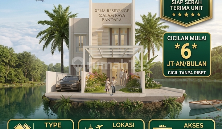 Rumah Dekat Bandara Soetta DP 0% Free PPN (Buka Blok Baru) Rumah Dekat Bandara Soetta DP 0% Free PPN (Buka Blok Baru)