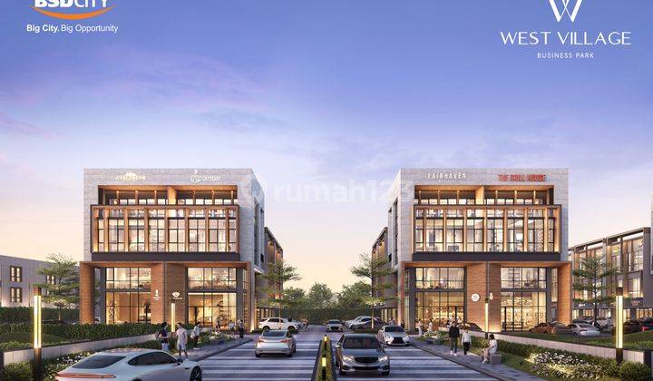 Ruko West Village Tahap 2 Bsd City 3 Lantai Harga Mulai 3M 2