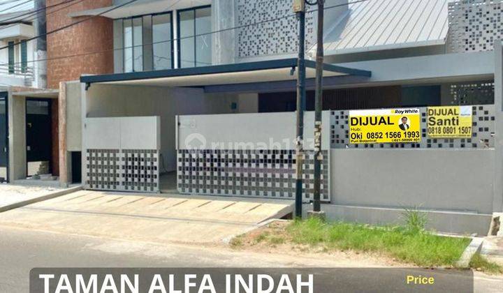 Rumah 2 Lantai Baru Renovasi di Taman Alfa Indah, Jakarta Barat 1