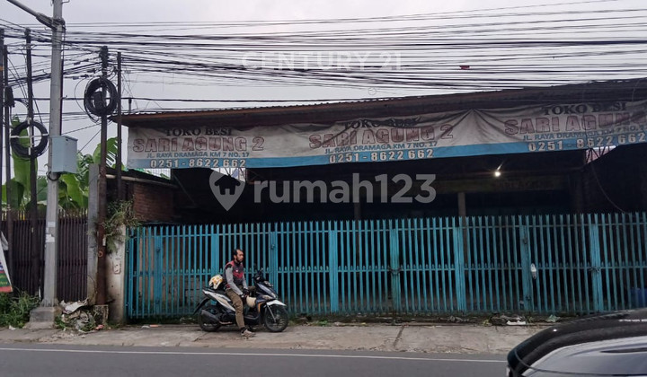 Bangunan Toko Besi Strategis Di Jl Raya Dramaga Bogor