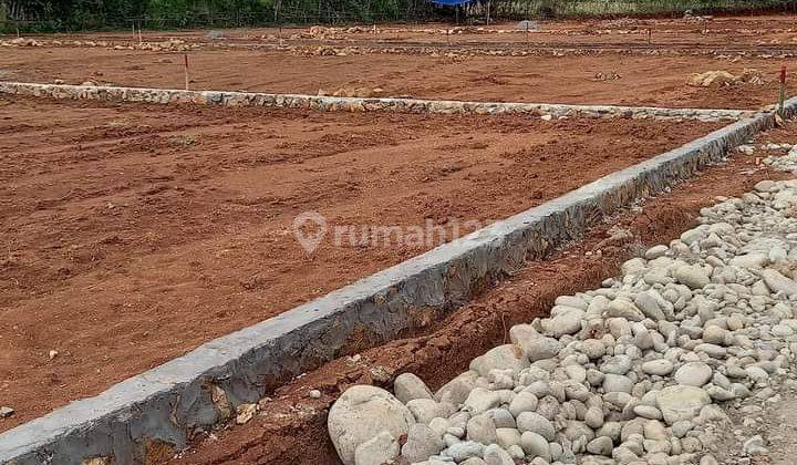 Dijual. Tanah kapling siap bangun bebas banjir. Dapat dicicil tanpa Kapling dipondasi batas.  5