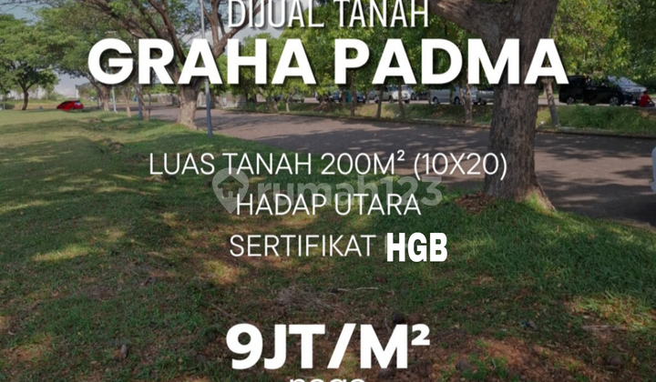 Tanah Kavling Premium Graha Padma Depan Sekolah Karang Turi 1