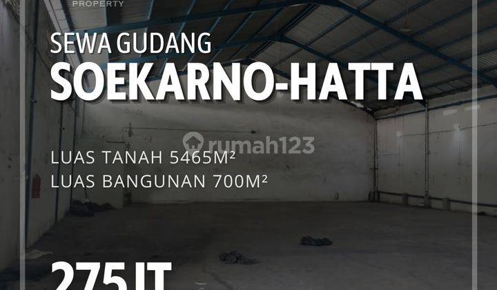 Disewakan Gudang Murah Soekarno Hatta Semarang Siap Pakai 1