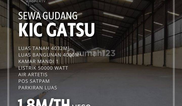 Disewakan Gudang Murah Kic Gatsu Semarang 1